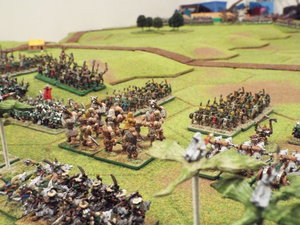 Looking out to the elves in the distance