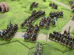 Mongol and Hungarian heavy cavalry decide the battle