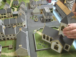 German defenders re-position in response to the British advance