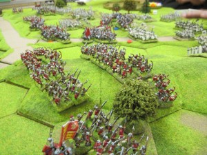 Battle is joined right along the line