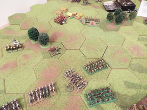DSCF5794.JPG (2.01 MiB) Viewed 21525 times The aftermath. The remaining heavy cavalry flee back up the northern ridge